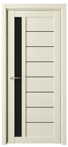 Дверь Севилья                                                                    ширина 60 см
                                                                                                    Ваниль                                                                                                    Винил                                                                                                    Стекло черное