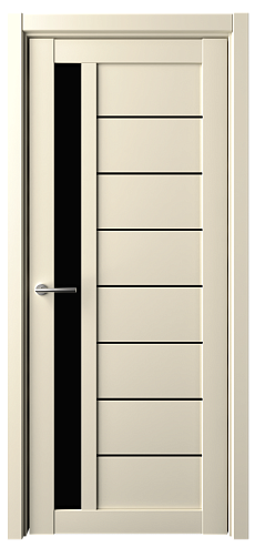 Дверь Севилья                                                                    ширина 60 см
                                                                                                    Сэнд                                                                                                    Винил                                                                                                    Стекло черное